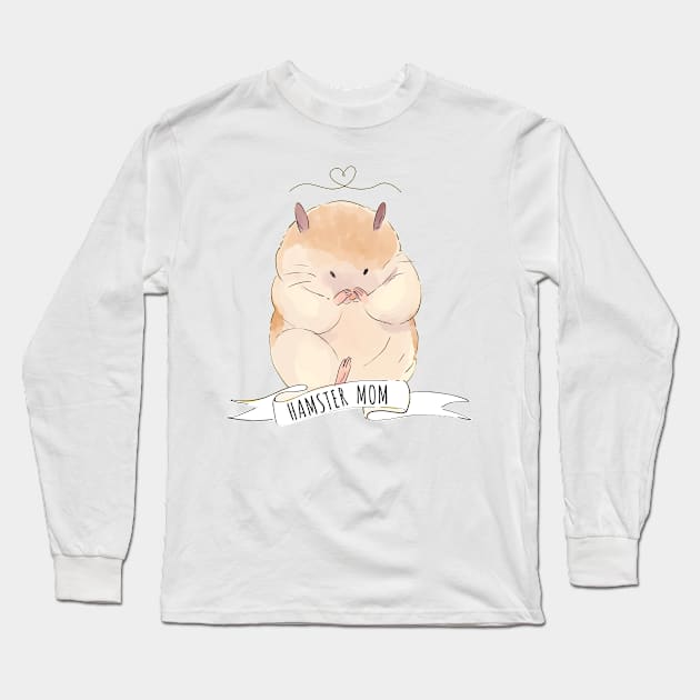 Hamster Mother Long Sleeve T-Shirt by Little Designer